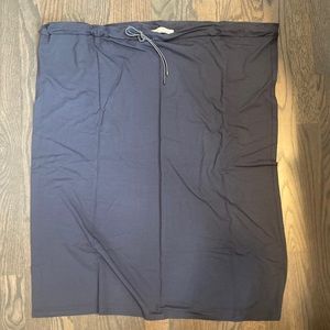 NWOT Mimu Maxi Steel Drawstring Skirt in small tall